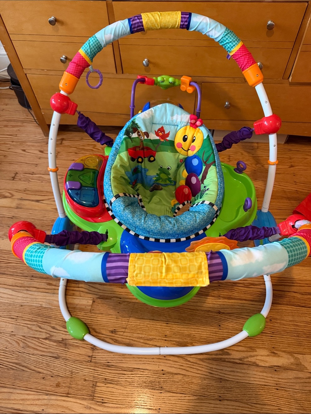 Baby Einstein Colorful Infant Activity Jumper with Interactive Toys - Multicolor
